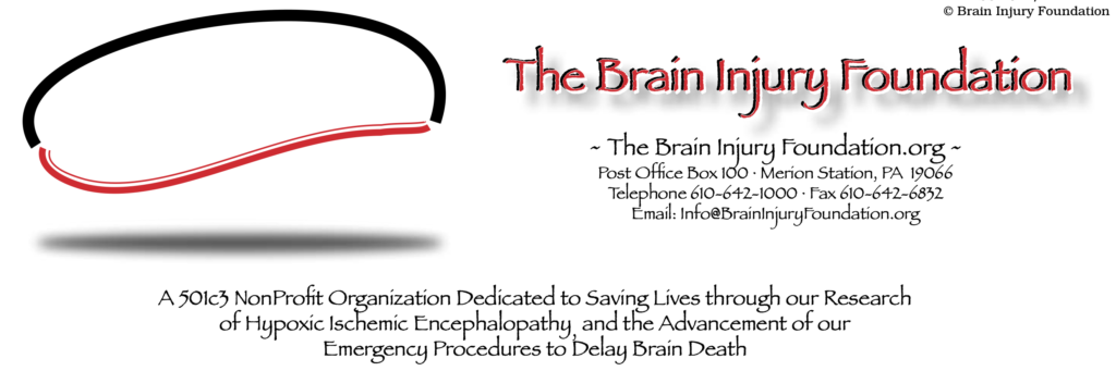 Brain Injury Foundation logo and address